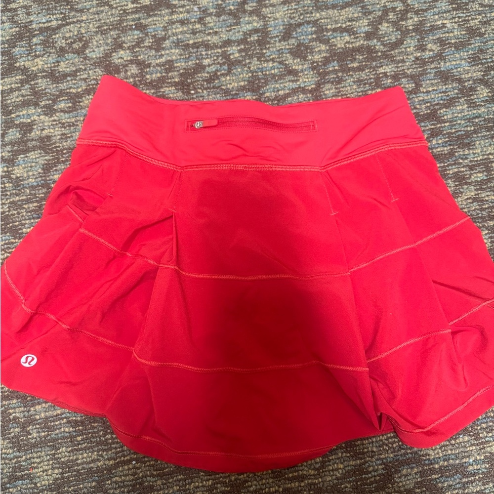 NWT Lululemon Pace Rival Skirt~SIZE:2~Dark Red - Picture 2 of 3